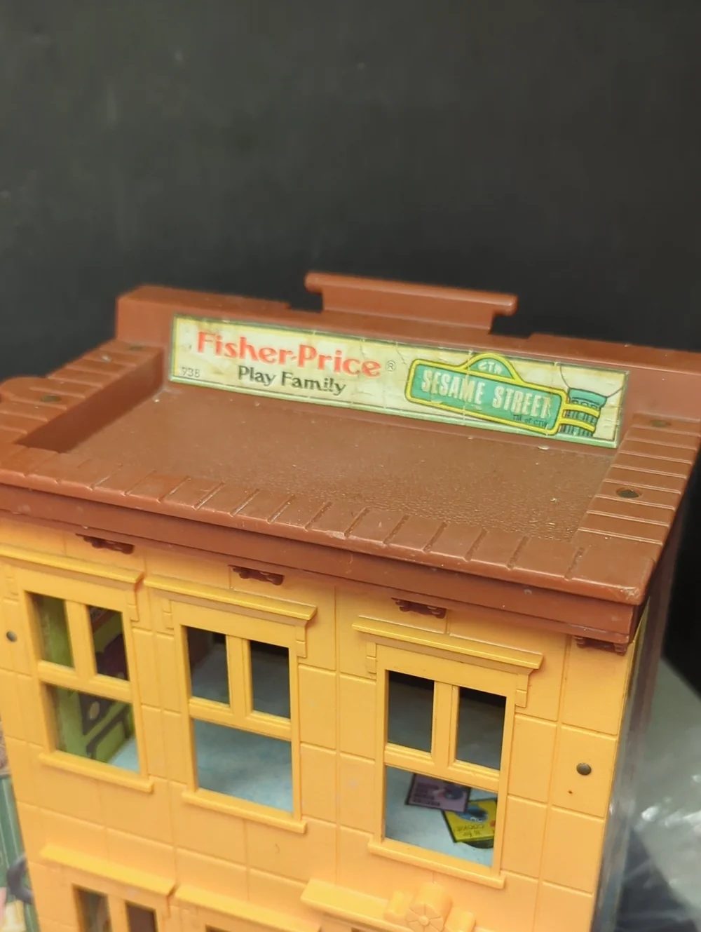 #14)1974 Fisher Price Play Family Sesame Street Little People #938 Hooper's Apt.